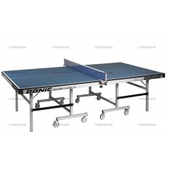 Donic Waldner Classic 25 синий (без сетки) из каталога теннисных столов для помещений в Екатеринбурге по цене 199990 ₽