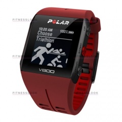 Polar V800 с датчиком H7 (красный) из каталога наручных пульсометров и трекеров в Екатеринбурге по цене 31237 ₽