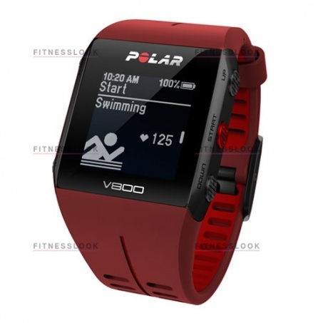 Рендер-6 для Polar V800 с датчиком H7 (красный)