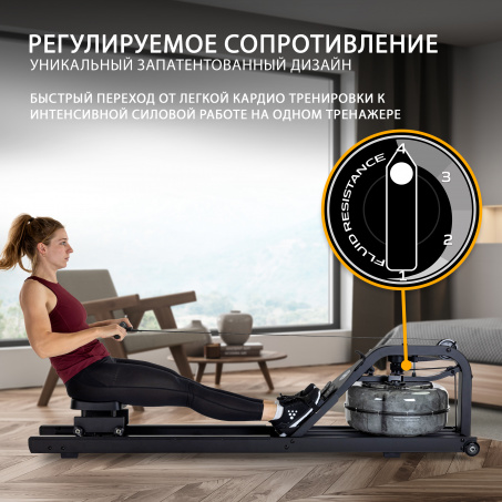 Рендер-3 для First Degree Fitness Neon Plus - черный
