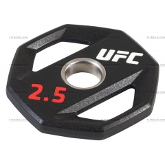 UFC олимпийский 2,5 кг 50 мм из каталога дисков для штанги с посадочным диаметром 50 мм. в Екатеринбурге по цене 4250 ₽