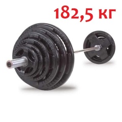 Body Solid 182 кг из каталога прямых штанг в Екатеринбурге по цене 21170 ₽
