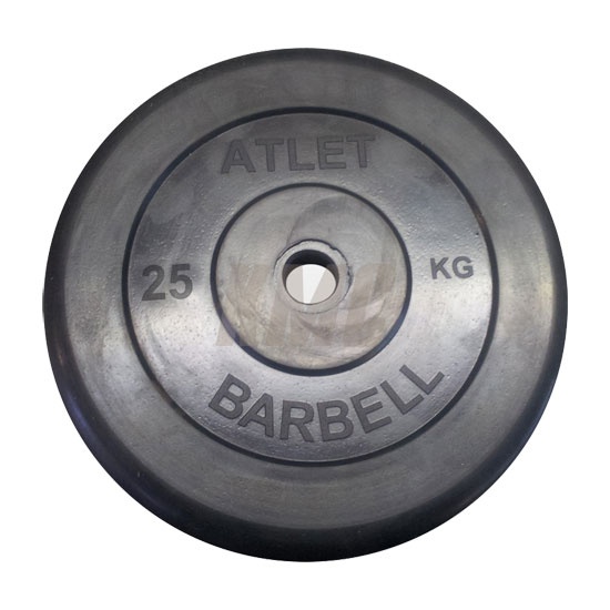 MB Barbell Atlet 51 мм - 25 кг из каталога дисков, грифов, гантелей, штанг в Екатеринбурге по цене 8066 ₽