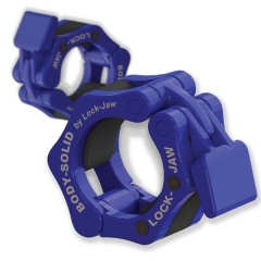 Body Solid (пара) 50 мм синие из каталога замков для грифа в Екатеринбурге по цене 8040 ₽