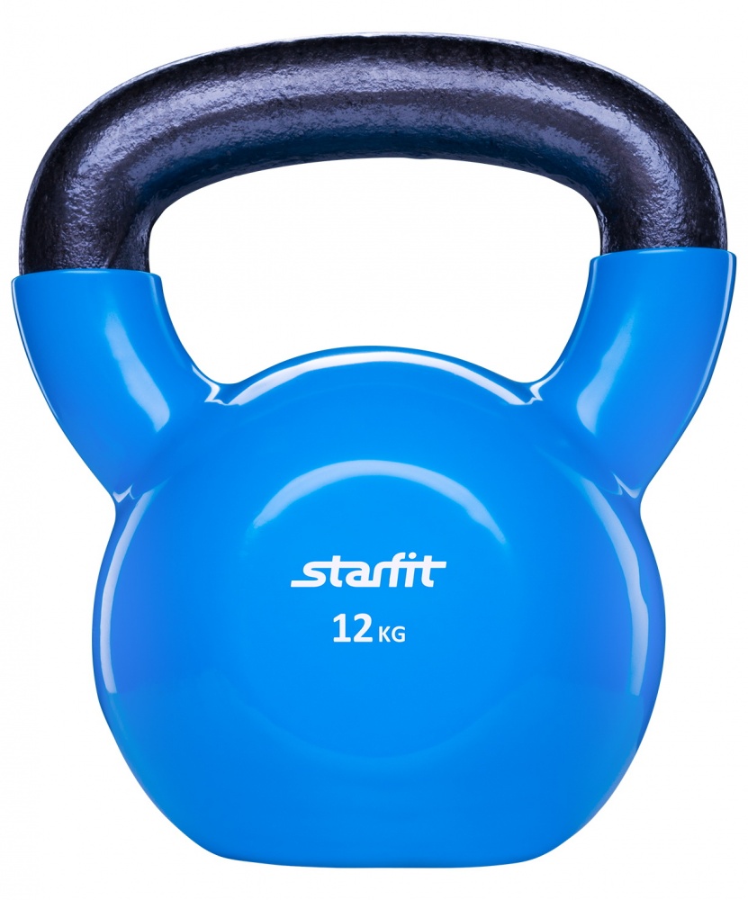 Гиря StarFit виниловая 12 кг синяя