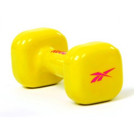 Рендер-0 для REEBOK виниловая 3 кг.  Dumbbell Yellow RAWT-11053YL
