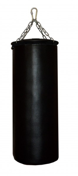 Рокки 150х40 см. 65 кг. кожа черный из каталога товаров для бокса и единоборств в Екатеринбурге по цене 37380 ₽